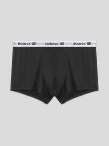 Manfinity Underwear&Sleepwear Basics 4pcs Men's Comfortable Soft Breathable Letter Waistband Briefs - Multicolor - View 4