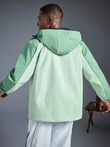 Driftmere Chaqueta ligera con cremallera para hombre, cómoda, casual, para exteriores, de primavera a verano - Gris - Ver 2