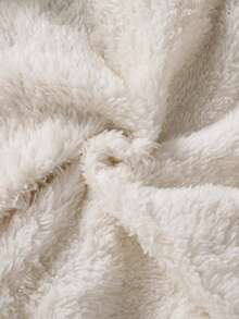 SHEIN Playful Pals Baby Girls Autumn/Winter New Casual Cute Ditsy Floral Pink Flower Warm Jacket Thick Outerwear Hooded Jacket Hooded Coat Thermal Lined Jacket - Pink - View 5