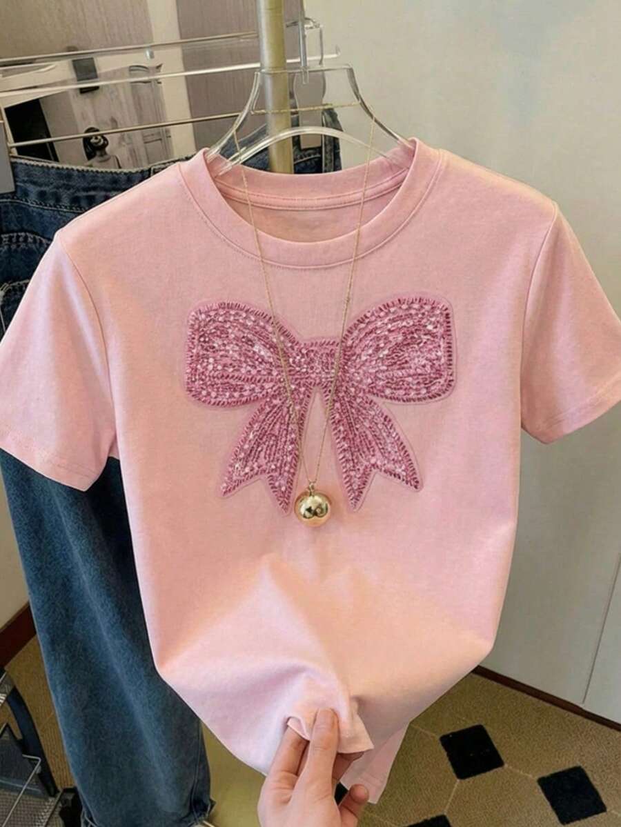 Women T-Shirts - Pink - View 1