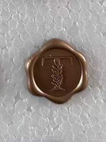 30/50 张字母蜡封贴纸，金色字母自粘蜡封贴纸，信封封口贴纸，自粘金色贴纸，适用于感恩节贺卡/礼品包装/婚礼订婚派对邀请函、生日派对、圣诞节等场合。 - 銅色 - 查看 46