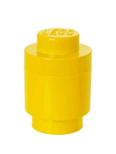 LEGO Other® 1-Stud Round Storage Brick Yellow 950ml Kids Ages 6 Years+ 5711938000035