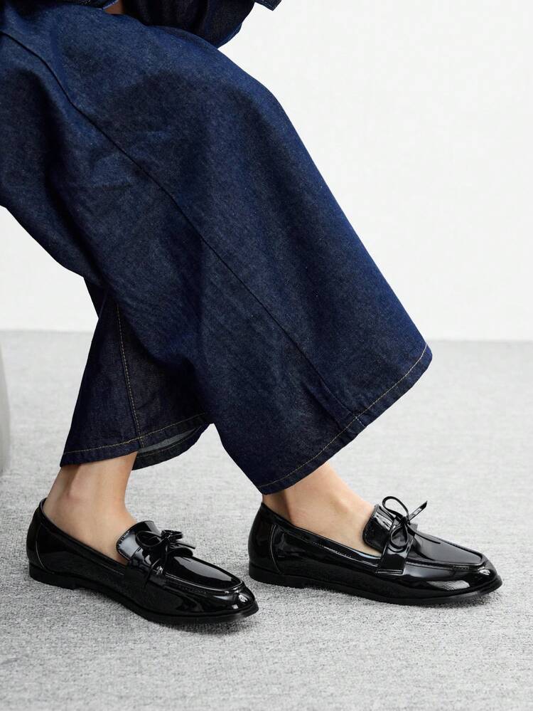 CUCCOO BIZCHIC Zapatos cómodos de unicolor simple para uso casual y de oficina para mujeres, ideales para Navidad