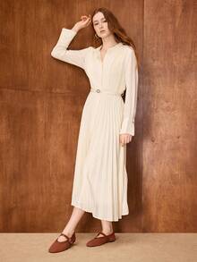 MOTF BUCKLE BRAID SQUARE TOE FLATS - Coffee Brown - View 4