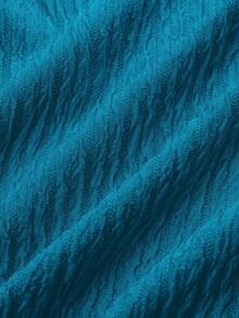 SOLERSUN Elegant Workwear Waist-Cinching Suit - Blue - View 3
