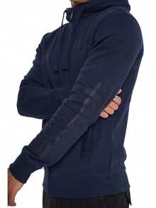 BENCH Men's Full Zip Hoodie Navy Blue