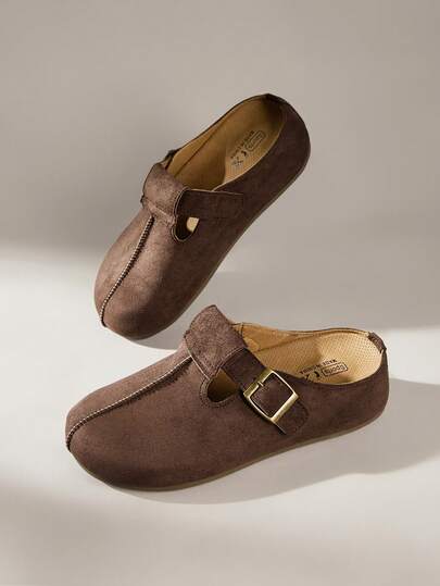 Solecia 女士休闲百搭通勤搭扣平底鞋