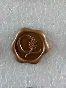 30/50 张字母蜡封贴纸，金色字母自粘蜡封贴纸，信封封口贴纸，自粘金色贴纸，适用于感恩节贺卡/礼品包装/婚礼订婚派对邀请函、生日派对、圣诞节等场合。 - 銅色 - 查看 48