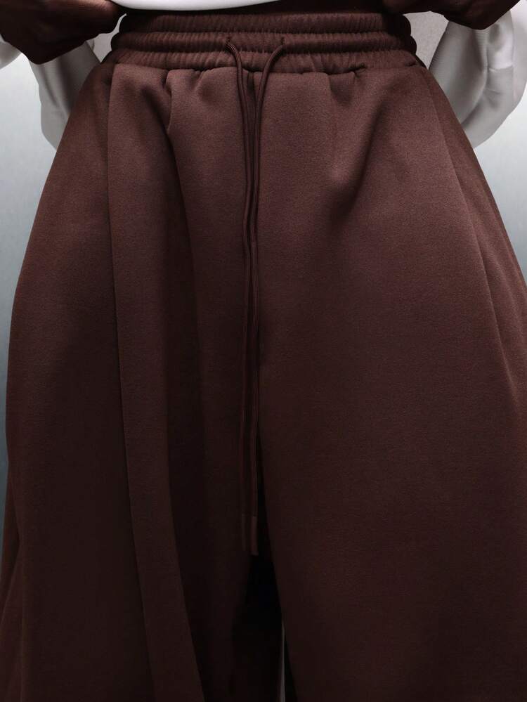PLAYBOY X SUMWON Baggy Pleated Wide Leg Jogger Sweatpants