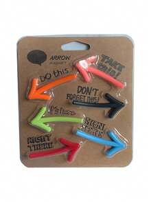 Joivida Arrow Shaped Fridge Magnet Memo Board, Medical Theme Dry Erase Message Center, Eye-Catching Family Organization Tool For Kitchen