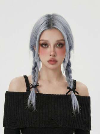 Kawaii Transparent Lace Grey Bob Wig Human Hair 13x4 Lace Front Wigs Silver Color Human Hair Wigs Pre Plucked For Women Halloween Costumes