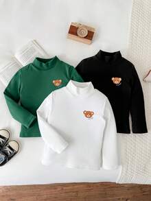 Blossori 3件套男童法式优雅内衣套装 - 彩色 - 查看 5