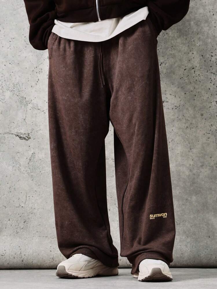 Relaxed Jogger Sweatpants With Drawstring