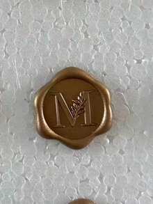 30/50 张字母蜡封贴纸，金色字母自粘蜡封贴纸，信封封口贴纸，自粘金色贴纸，适用于感恩节贺卡/礼品包装/婚礼订婚派对邀请函、生日派对、圣诞节等场合。 - 銅色 - 查看 18