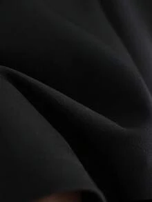 Franclia Ensemble Top à manches longues rayé rafraîchissant et short de couleur unie pour femmes