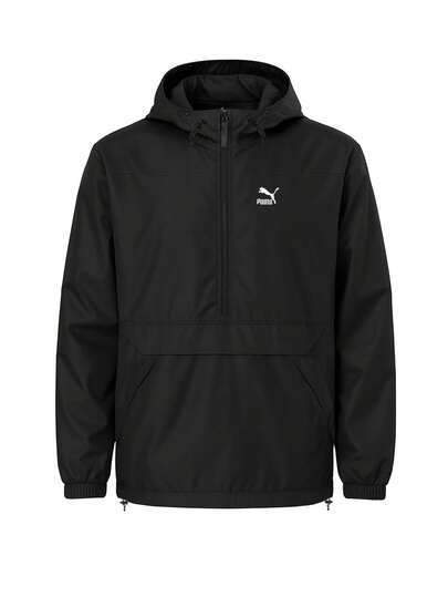 Puma Men Hooded Windbreaker Black