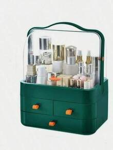 1 pezzo Scatola organizzatrice per cosmetici di alta qualità e grande capacità, scaffale per cassetti di comò per cosmetici e gioielli, decorazione per il ritorno a scuola, decorazioni autunnali, decorazioni natalizie, decorazioni da parete, tende da camera da letto