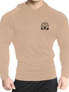 Gym Rark Men's Casual Everyday Printed Sweatshirt - Khaki - View 2