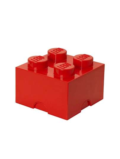 LEGO Other® Room Copenhagen Storage Brick 4, Red 5.6L Kids Ages 6 Years+ 5706773400300
