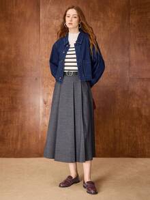 MOTF PREMIUM WOMEN PU LEATHER ROUND TOE LOAFERS SHOES VALENTINE'S DAY - Burgundy - View 3