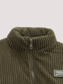 Open Phase 男士加厚外套，防风保暖，适合秋冬季节，日常百搭，送给男友/老公的礼物 - 軍綠色 - 查看 3