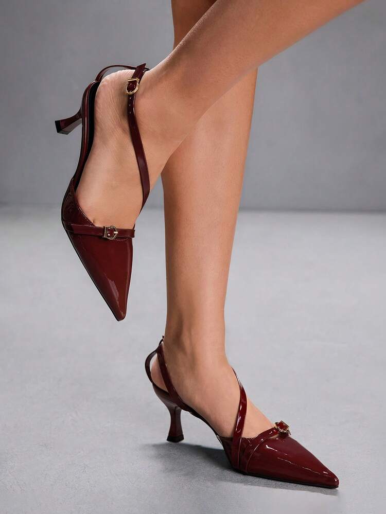 CUCCOO SZL Women's Fashionable Elegant Pointed Toe Pumps, Suitable For Party And Commute