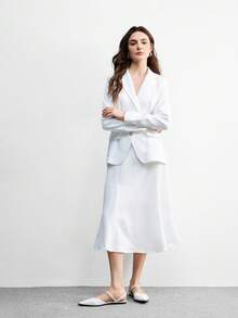 CUCCOO BIZCHIC 女士尖头铆钉设计时尚搭扣平底鞋 - 米色 - 查看 9