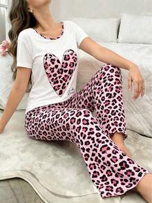 Estampado de leopardo rosa