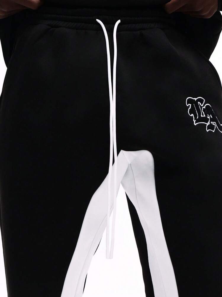 Hoodie And Flare Sweatpants Set