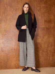 MOTF 女士PU皮革荷叶边乐福鞋 - 咖啡棕 - 查看 5