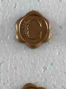 30/50 张字母蜡封贴纸，金色字母自粘蜡封贴纸，信封封口贴纸，自粘金色贴纸，适用于感恩节贺卡/礼品包装/婚礼订婚派对邀请函、生日派对、圣诞节等场合。 - 銅色 - 查看 35