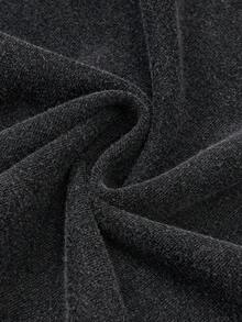 STYNVO 男士简约印花圆领长袖 T 恤 - 黑色 - 查看 7