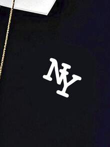 Resyla 女士休闲纽扣半开襟数码印花短袖T恤 - 彩色 - 查看 3