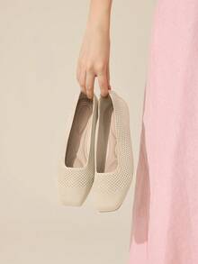 CUCCOO BASICS Comfortable Casual Flat Shoes, Versatile For Daily Wear, Walking, Travel And Vacation - Apricot - View 3