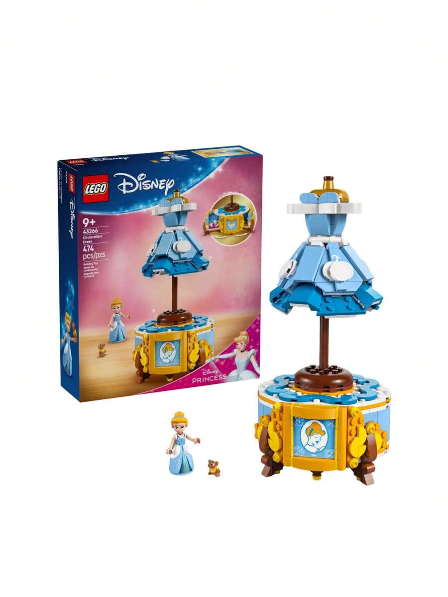 LEGO Disney™ Cinderella's Dress Age 9 Years+ 43266 - Multicolorido - Ver 1