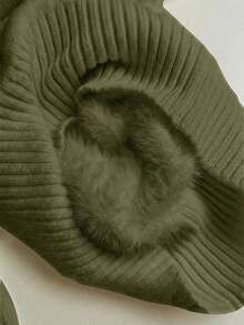 Franclia 时尚百搭高领厚款无缝修身长袖针织毛衣，百搭秋冬