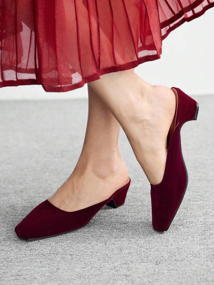 CUCCOO BIZCHIC Women's Casual Solid Color Pumps For Office/Commute For Christmas