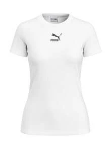 Puma Classics Women T-Shirt White - White - View 1