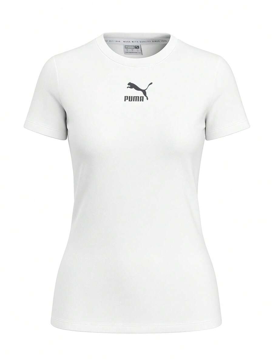 Puma Classics Women T-Shirt White - White - View 1
