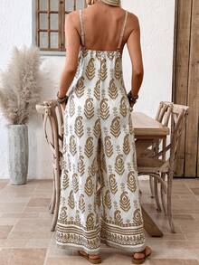 EMERY ROSE 女士复古印花连体裤 - 彩色 - 查看 2