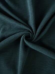 Core Aspect Áo sơ mi nam tay dài màu xanh ngọc lam trơn, cổ bẻ, có họa tiết sọc dọc. - Màu xanh ngọc - Xem 5