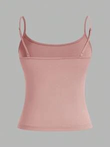 SHEIN EZwear Bộ 3 áo crop top thêu họa tiết cho nữ, gợi cảm và ôm sát, phù hợp cho mùa hè - Nhiều màu - Xem 8