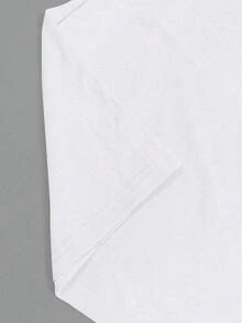 Glimmora Men's Casual Crew Neck Cat Print Short Sleeve T-Shirt, Versatile For Commuting - White - View 5