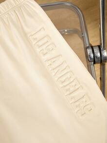 Mirajuku 2 pièces Ensemble de t-shirt à manches courtes et short de vacances décontracté pour garçons adolescents, turquoise. Tenue de sport minimaliste avec imprimé lettres 3D, pour l'été