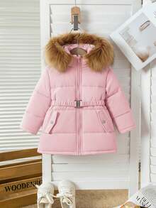 Emery Rose Kids Emery Rose Kids 女婴保暖连帽羽绒服，适合室内、户外滑雪、日常穿着、运动、玩耍、聚会、摄影、圣诞节等场合。 - 粉色 - 查看 9