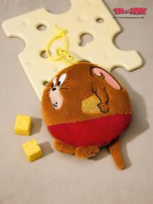 TOM & JERRY X Joivida Lovely Jerry 圆形无绒填充挂包 – 超萌卡通风格钱包配饰