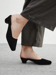 CUCCOO BIZCHIC Women's Elegant Commuting Simple Versatile Pumps For Christmas - Black - View 5