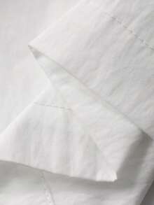 DAZY Women's Loose Fit Ankle Length Pants, Elastic Waist, Casual & Formal, Spring/Autumn - White - View 7