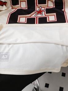 2件套青少年（男童）休闲运动美式加州23印花短袖T恤和短裤套装，春夏款