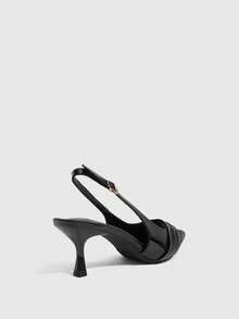 CUCCOO SZL 时尚尖头高跟女鞋 - 黑色 - 查看 4